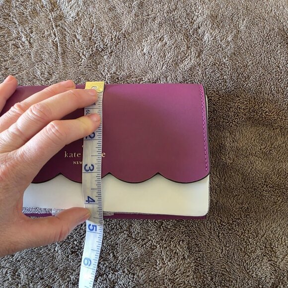 NWT Kate Spade New York Smooth Leather Gemma Crossbody / Wallet in Deep Hibiscus - Picture 14 of 16